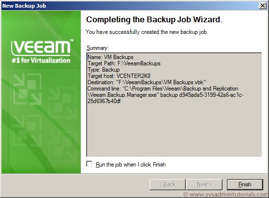 Veeam v5 Virtual Machine Backup